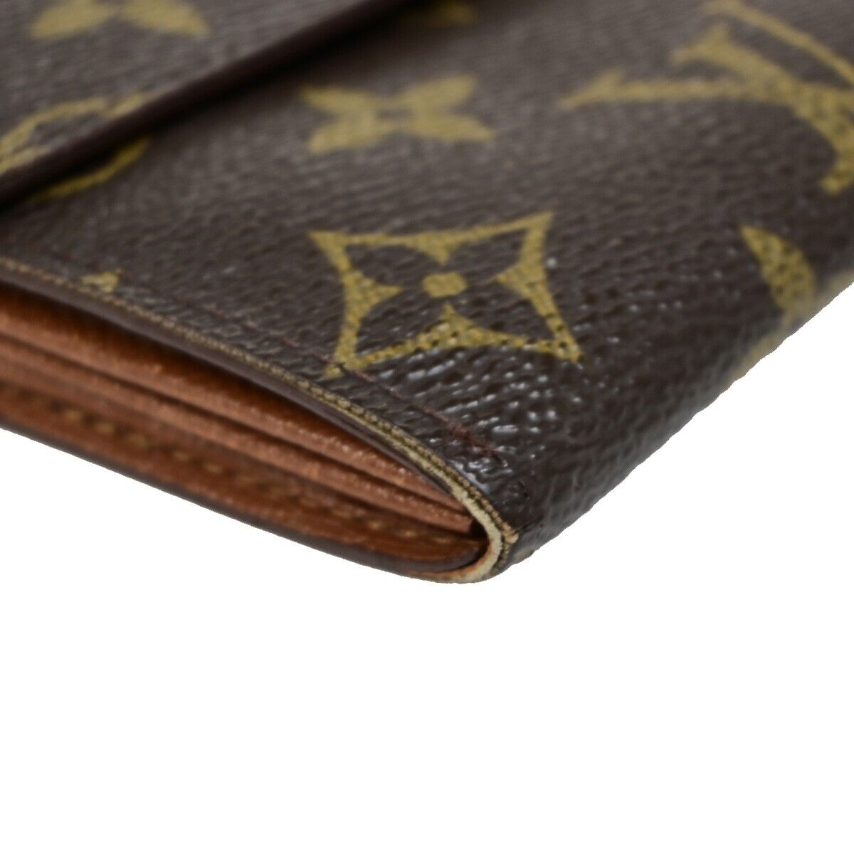 LOUIS VUITTON 5 Set Long Wallet Coin Key Case Monogram Leather Brown 35KA343