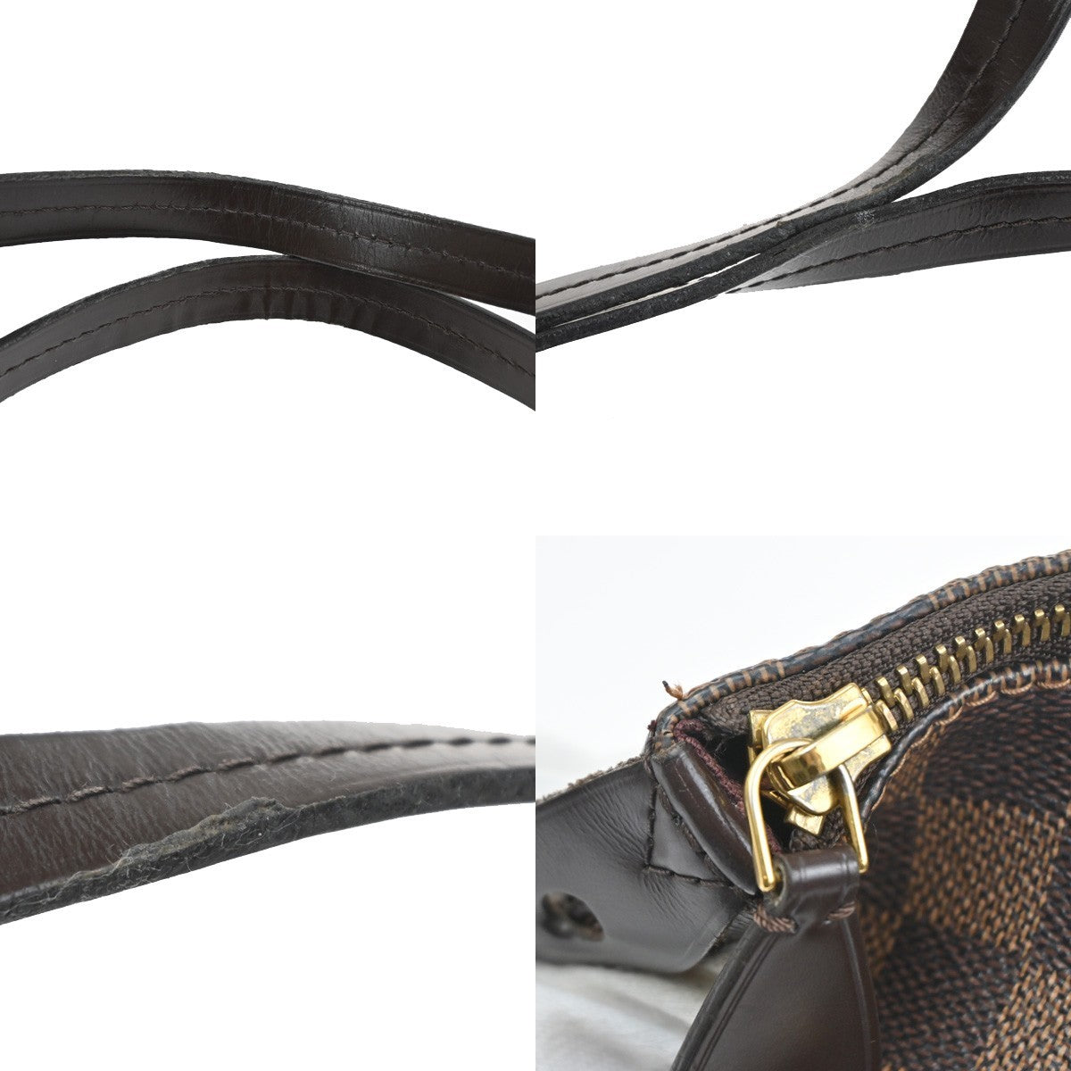 LOUIS VUITTON Iena PM Shoulder Tote Bag Damier Ebene Leather BN N41012 23KD043