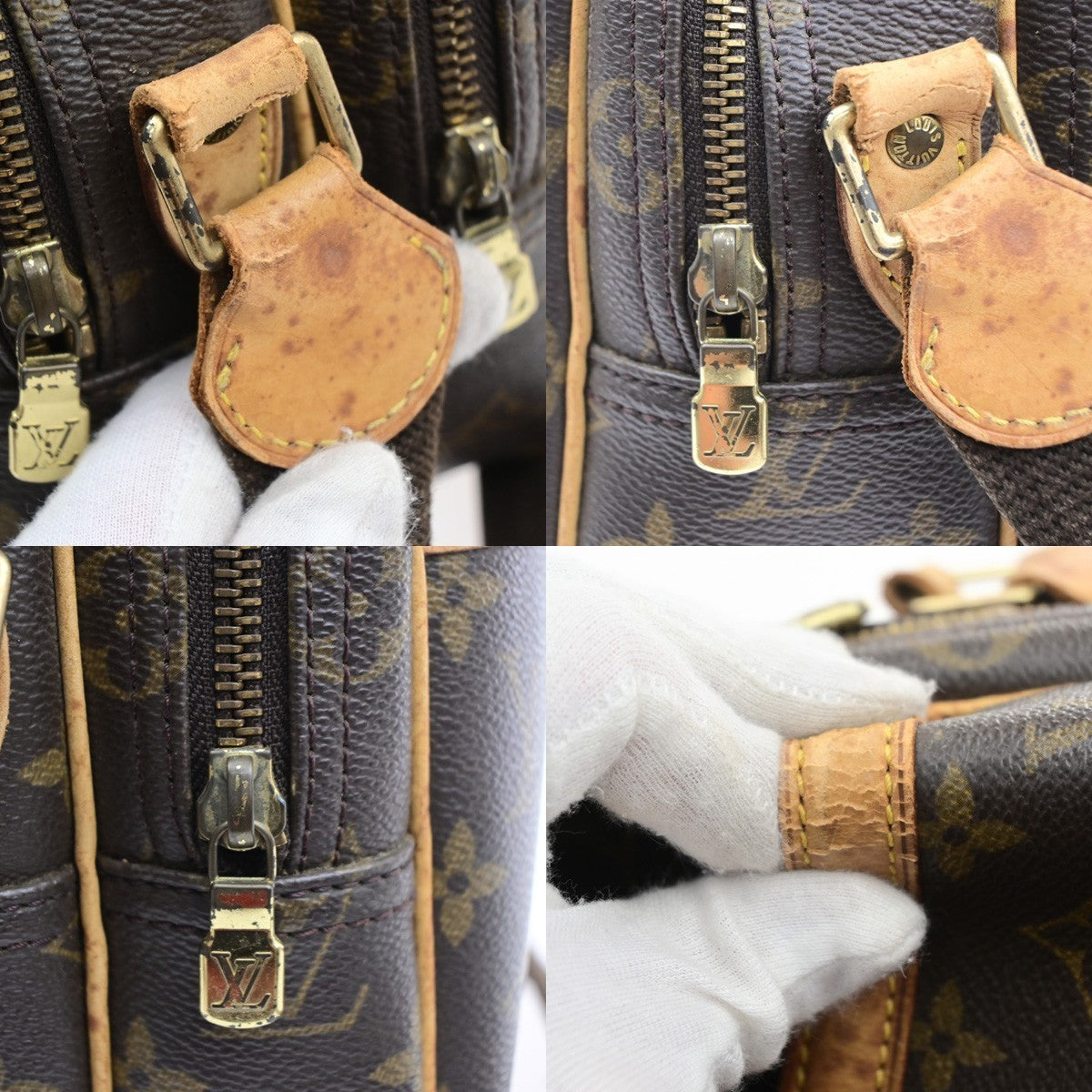LOUIS VUITTON Reporter PM Crossbody Shoulder Bag Monogram Leather M45254 82YJ261