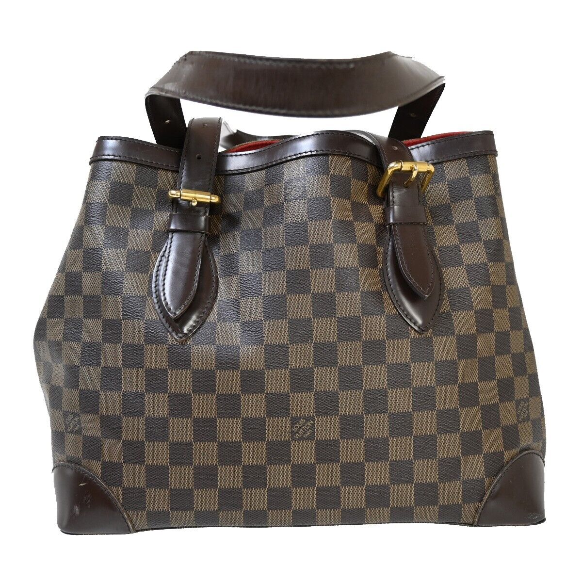 LOUIS VUITLOUIS VUITTON Hampstead MM Shoulder Bag Damier Leather N51204 16EA903