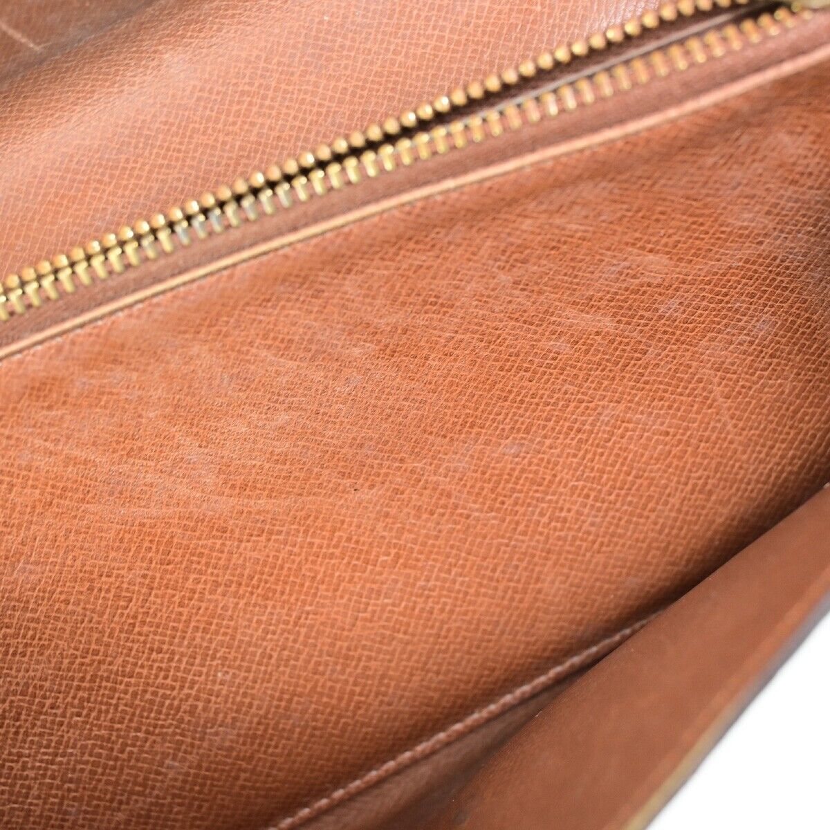 LOUIS VUITTON LV Logo 4 Set Bifold Trifold Long Wallet Monogram Brown 69KA307