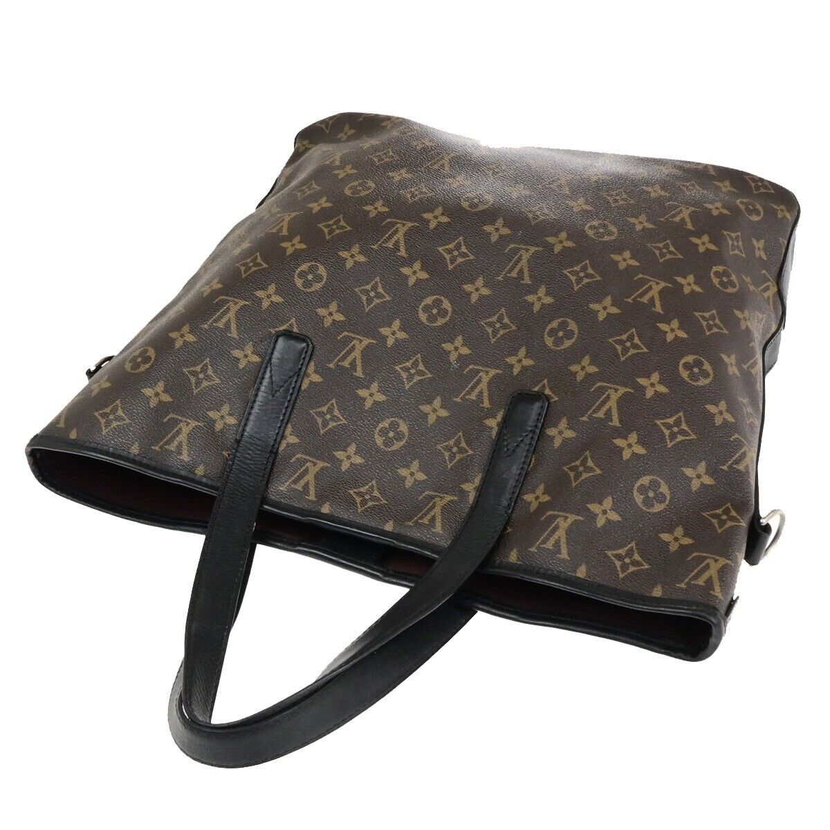LOUIS VUITTON Davis Hand Bag Monogram Macassar Leather Brown BK M56708 73SJ626