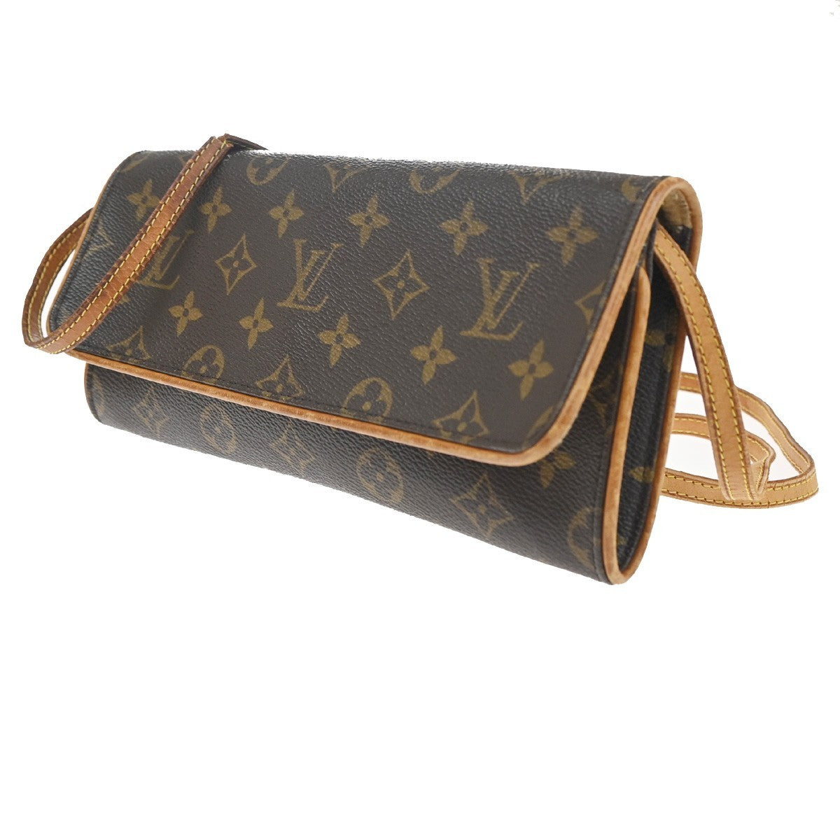LOUIS VUITTON Pochette Twin GM 2Way Shoulder Bag Monogram Brown M51852 36KC549