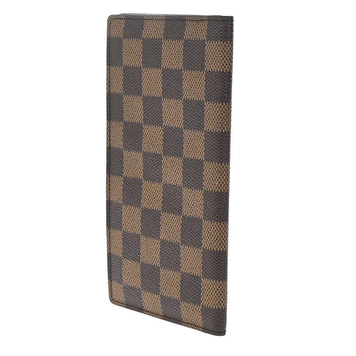 LOUIS VUITTON Porte Valeurs Cartes Credit Damier Leather Brown N61823 07KP380
