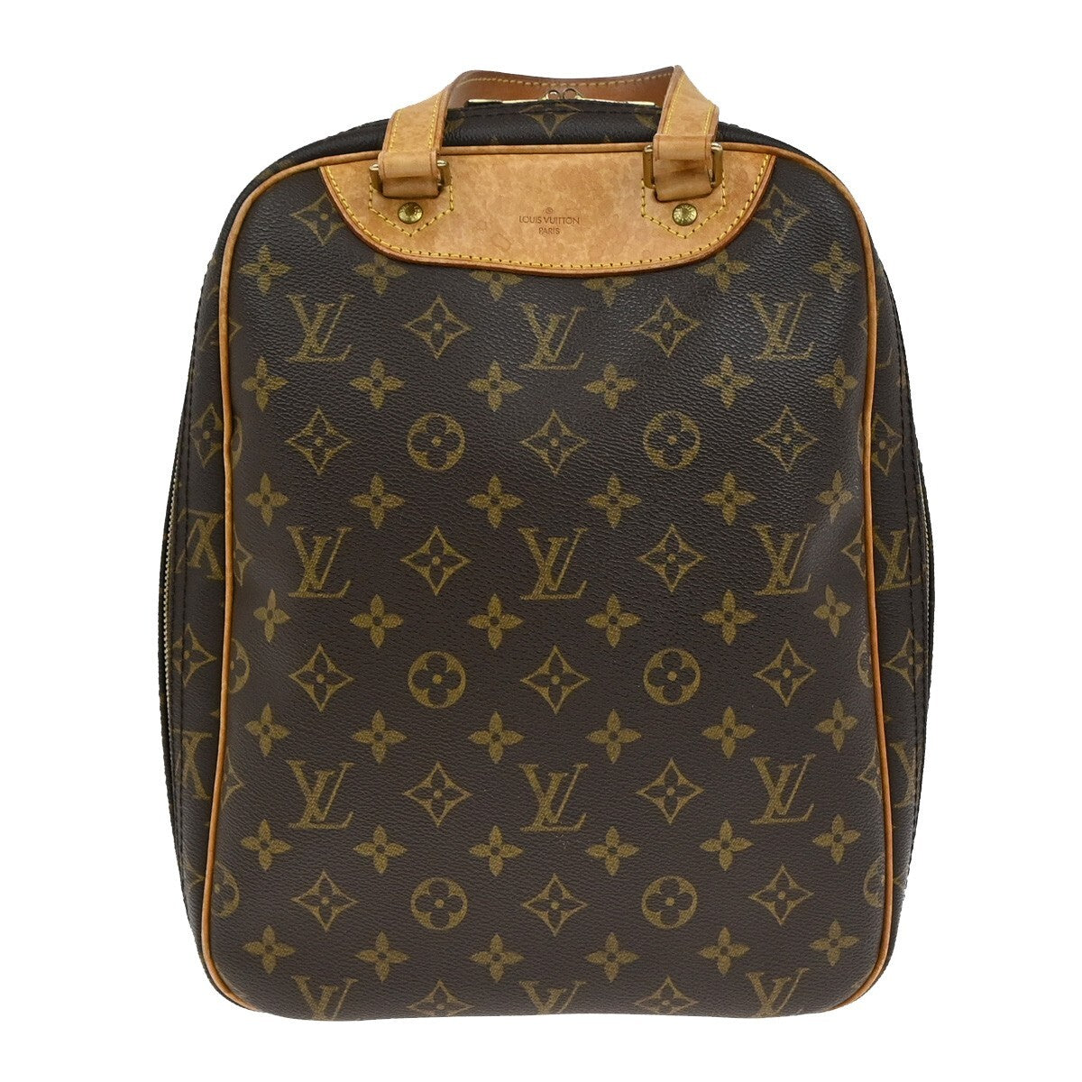 LOUIS VUITTON Excursion Shoes Hand Bag Monogram Leather Brown M41450 31EE236