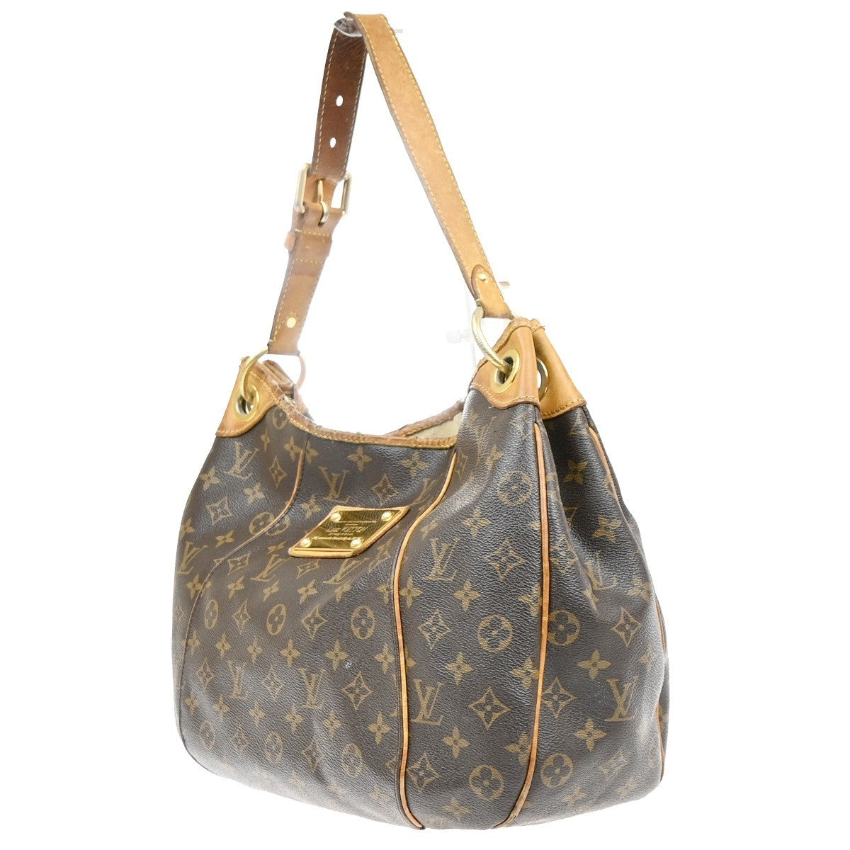 LOUIS VUITTON Galliera PM Shoulder Bag Monogram Leather Brown GD M56382 30MA654