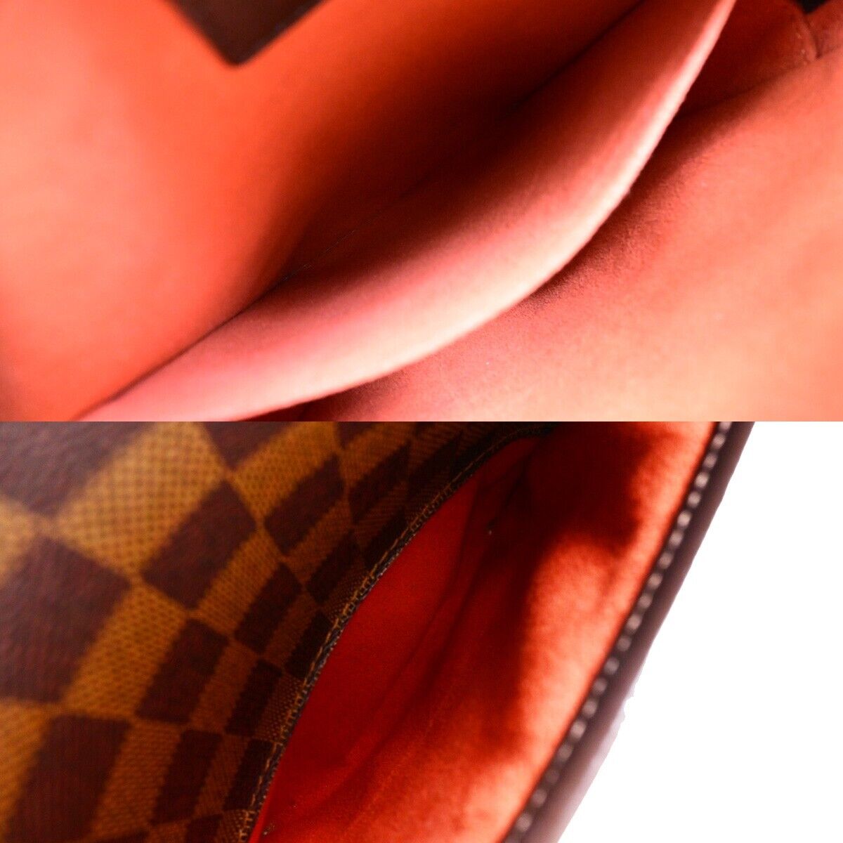 LOUIS VUITTON Ipanema PM Shoulder Bag Damier Ebene Leather Brown N51294 90EB008