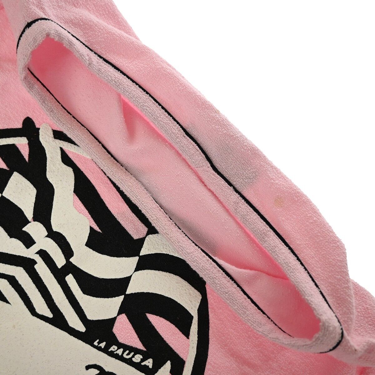 CHANEL CC Logo T-Shirt Tops #36 Cotton Blended Pink 19C Made In Italy 89RH348