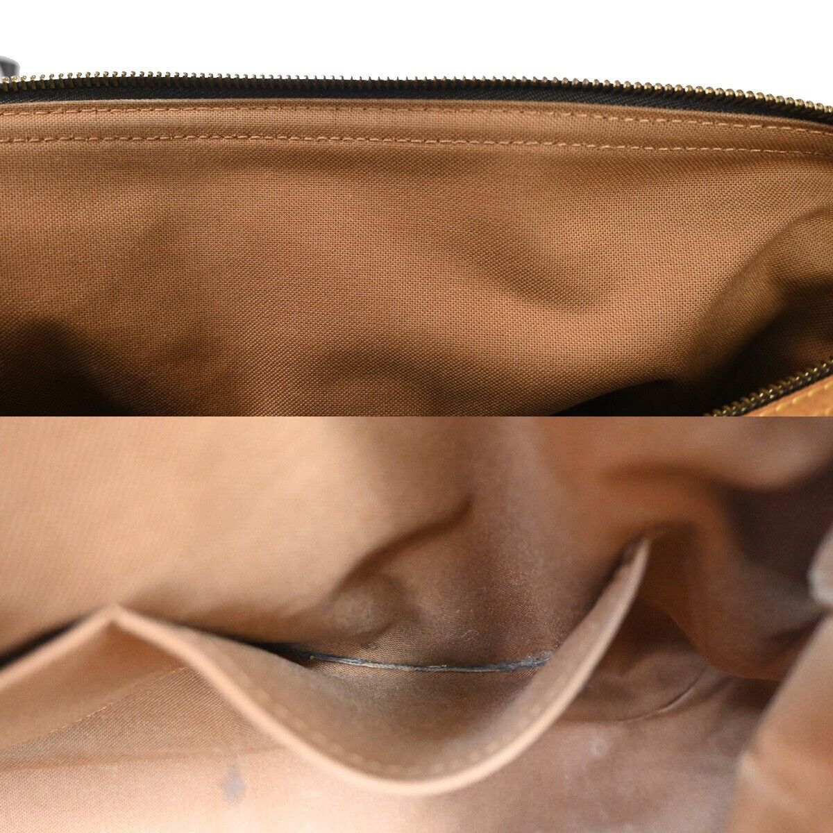 LOUIS VUITTON LV Stresa PM Shoulder Bag Monogram Leather Brown M51186 72SH676