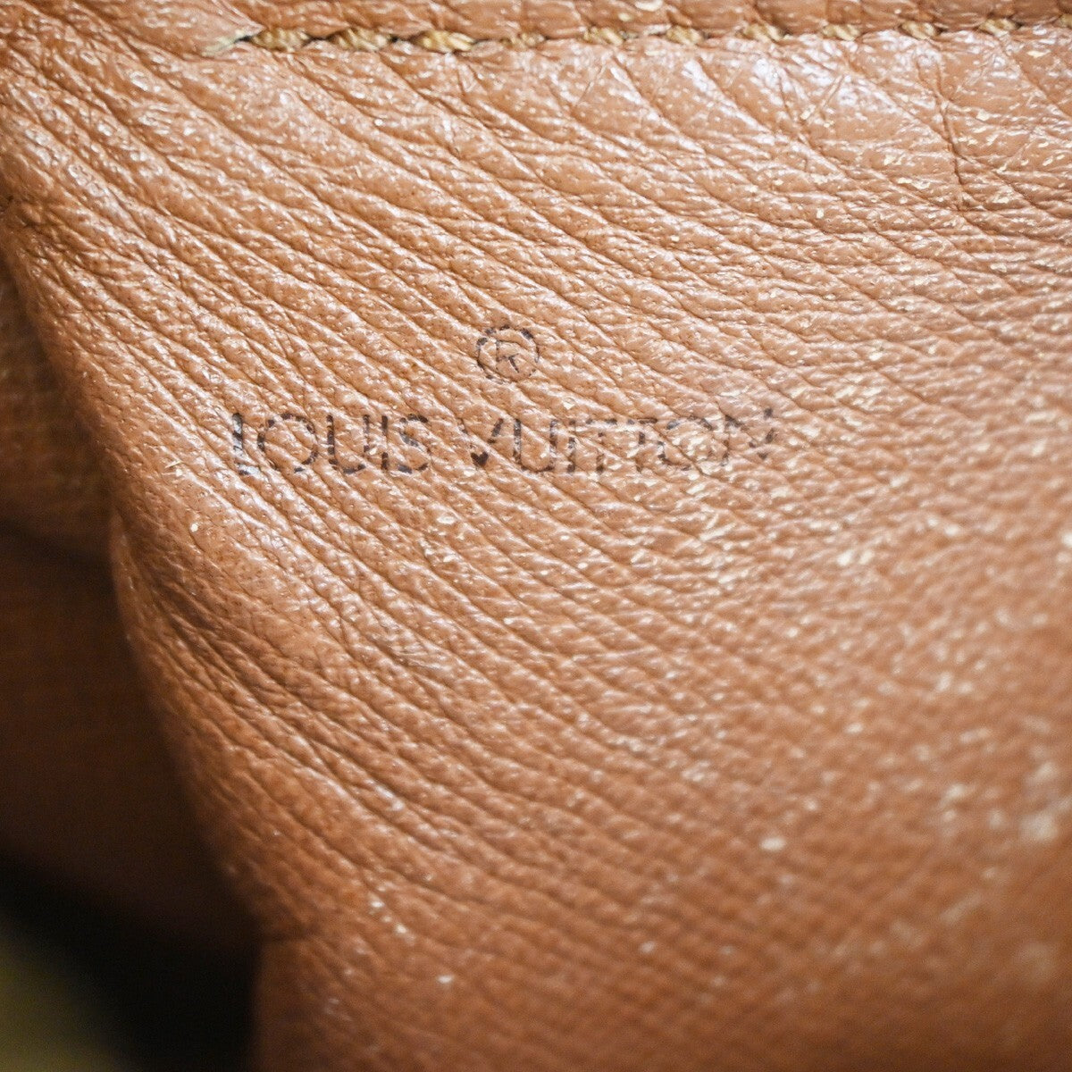 LOUIS VUITTON Logo PAPILLON 26 Hand Bag Monogram Leather Brown M51366 68FB581