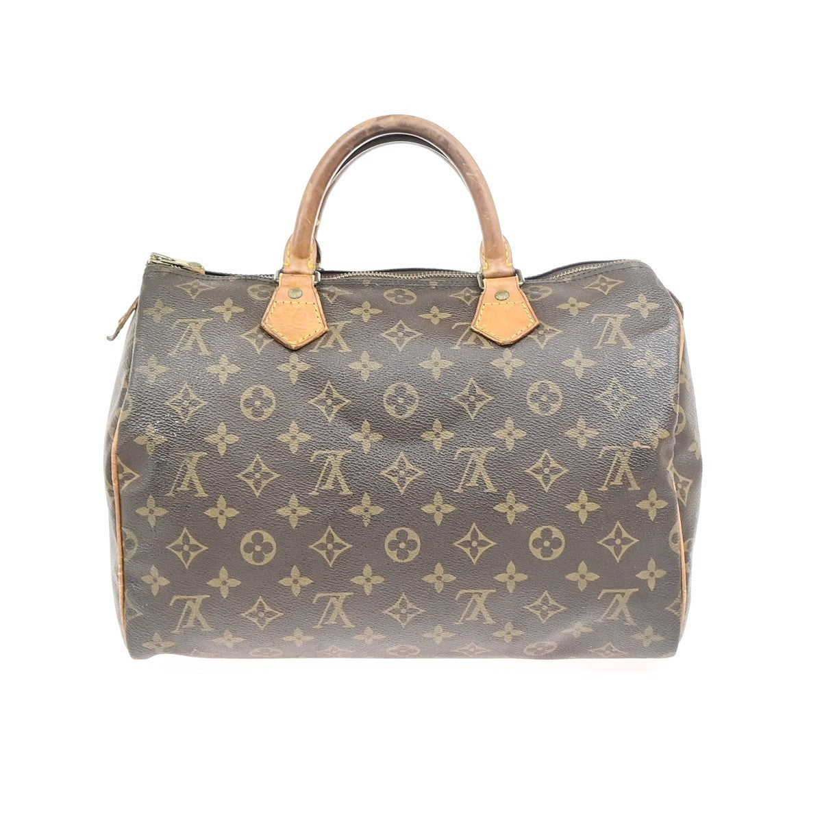 LOUIS VUITTON Speedy 30 Travel Hand Bag Monogram Leather Brown M41526 82YJ253