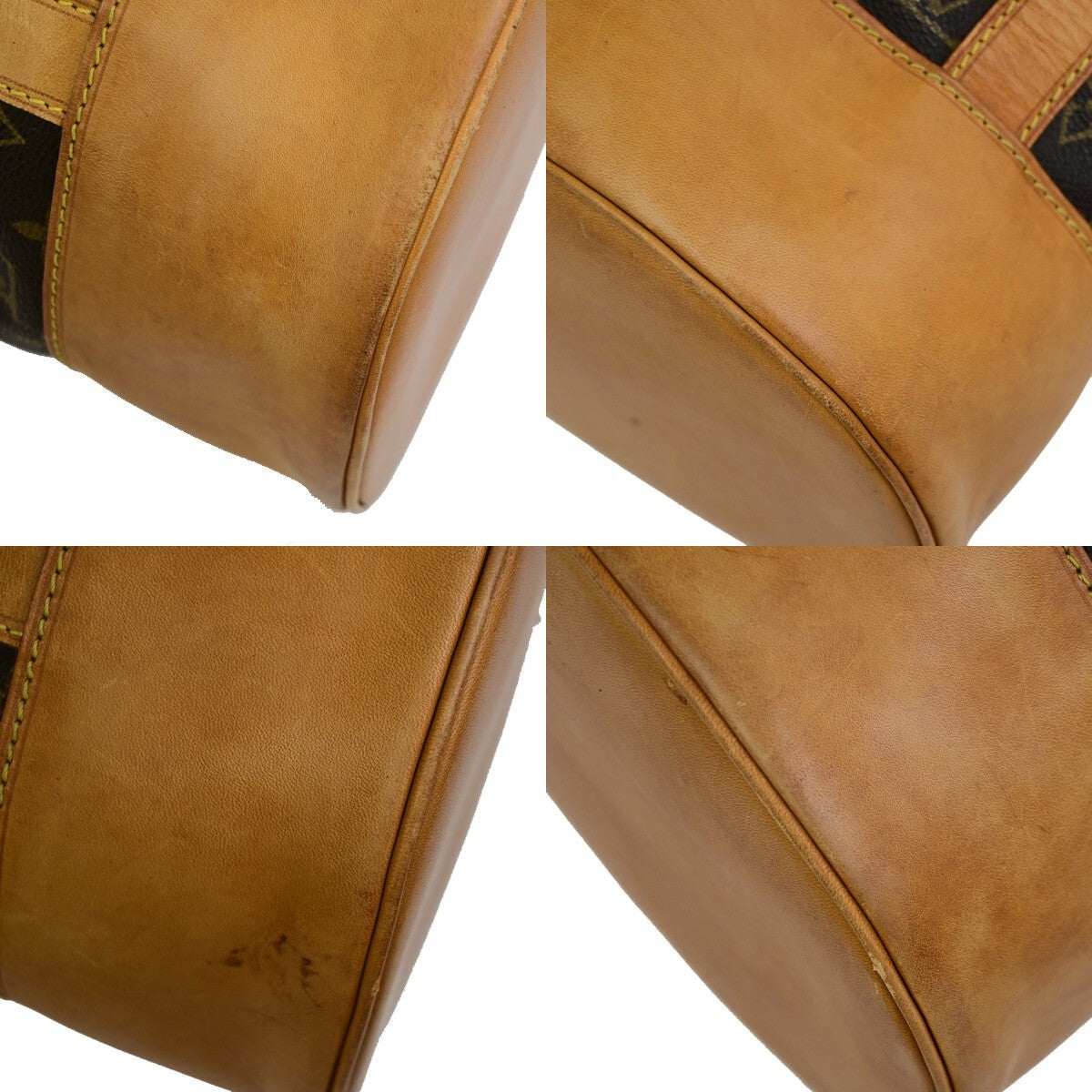 LOUIS VUITTON LV Randonnee GM Shoulder Bag Monogram Leather Brown M42244 11EE124