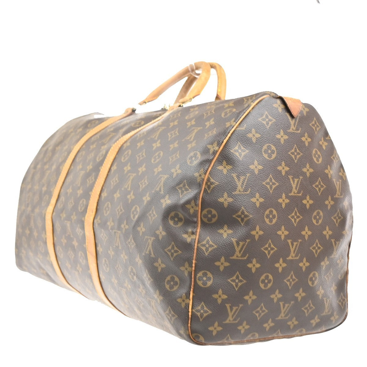 LOUIS VUITTON Keepall 60 Travel Hand Bag Monogram Leather Brown M41422 70YH864
