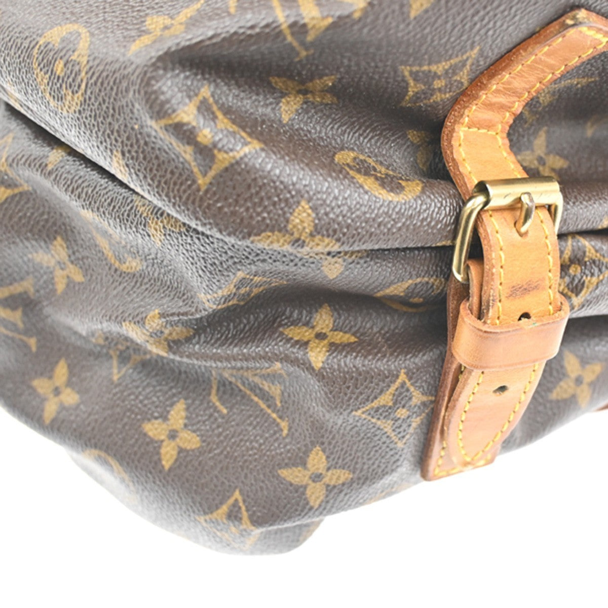 LOUIS VUITTON Saumur 35 Shoulder Bag Monogram Leather BN France M42254 82CA635