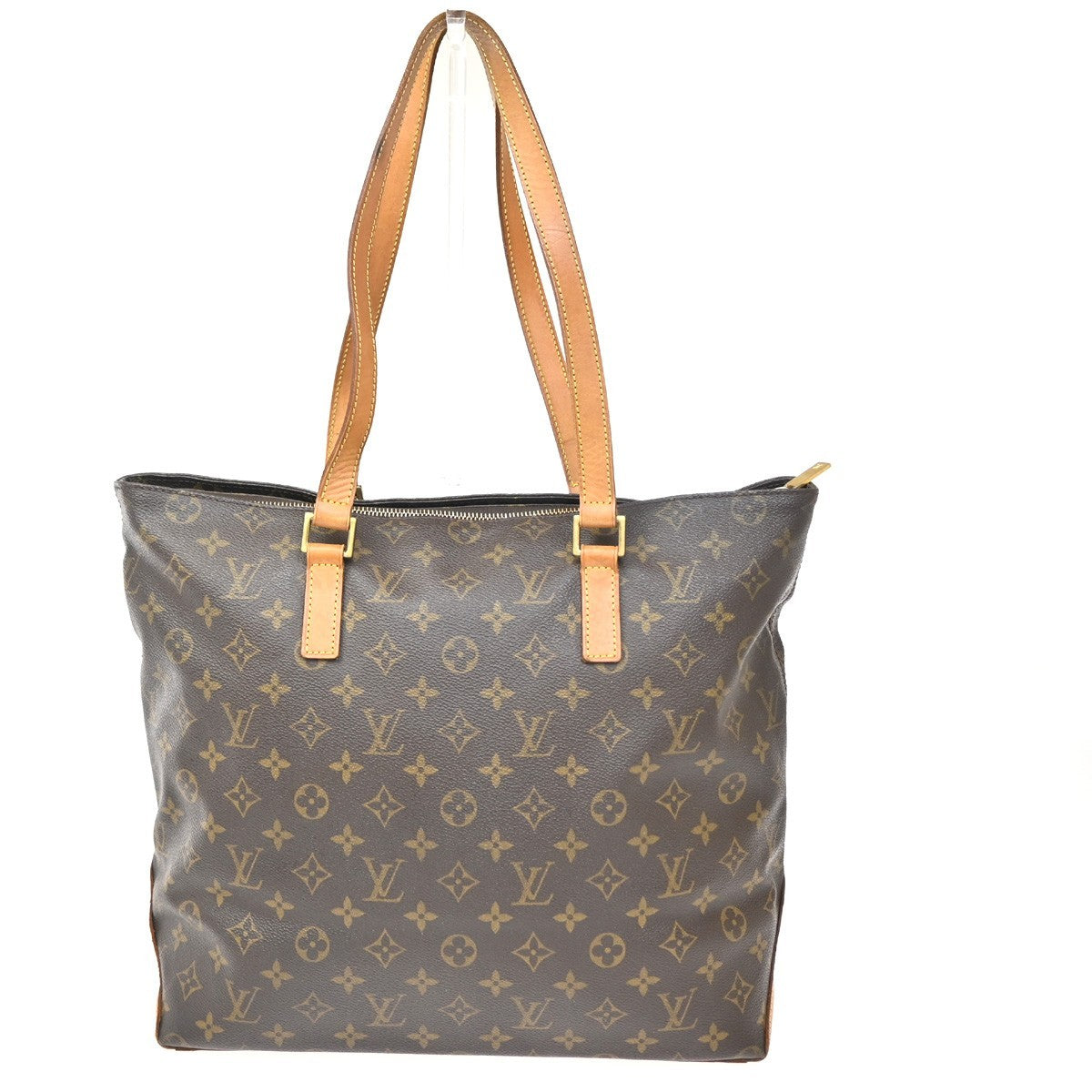 LOUIS VUITTON Cabas Mezzo Shoulder Bag Monogram Leather Brown M51151 70ZA089