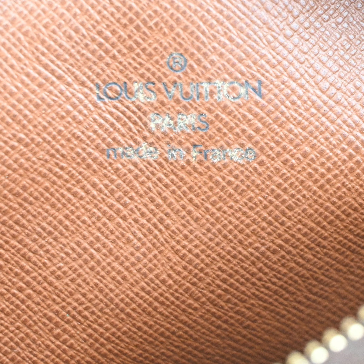 LOUIS VUITTON Danube Shoulder Bag Monogram Leather Brown France M45266 93CA943