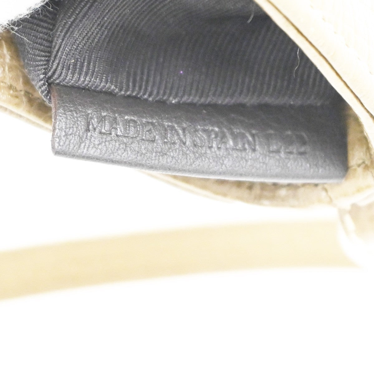 LOEWE Logo Shoulder Bag Embossing Leather Brown Spain SHW 70CA588