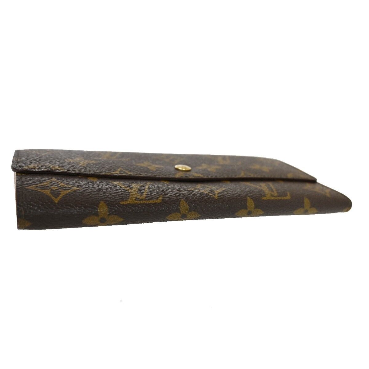 LOUIS VUITTON Porte Monnaie Credit Long Bifold Wallet Monogram M61724 64RJ270