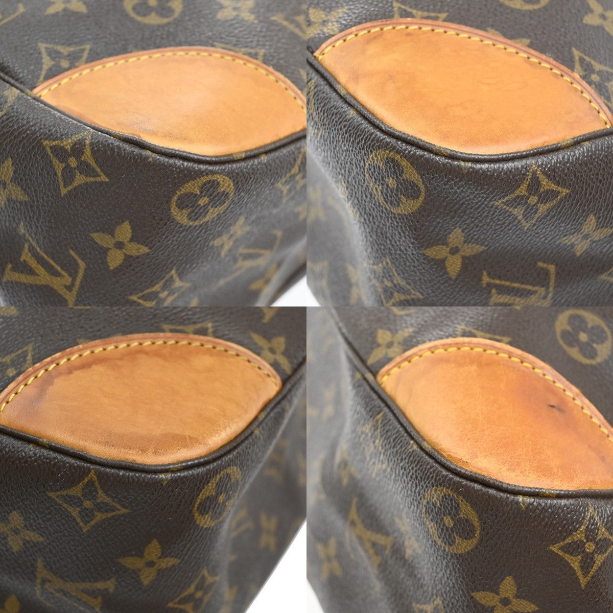 LOUIS VUITTON Boulogne 35 Shoulder Bag Monogram Leather Brown M51260 82KC457