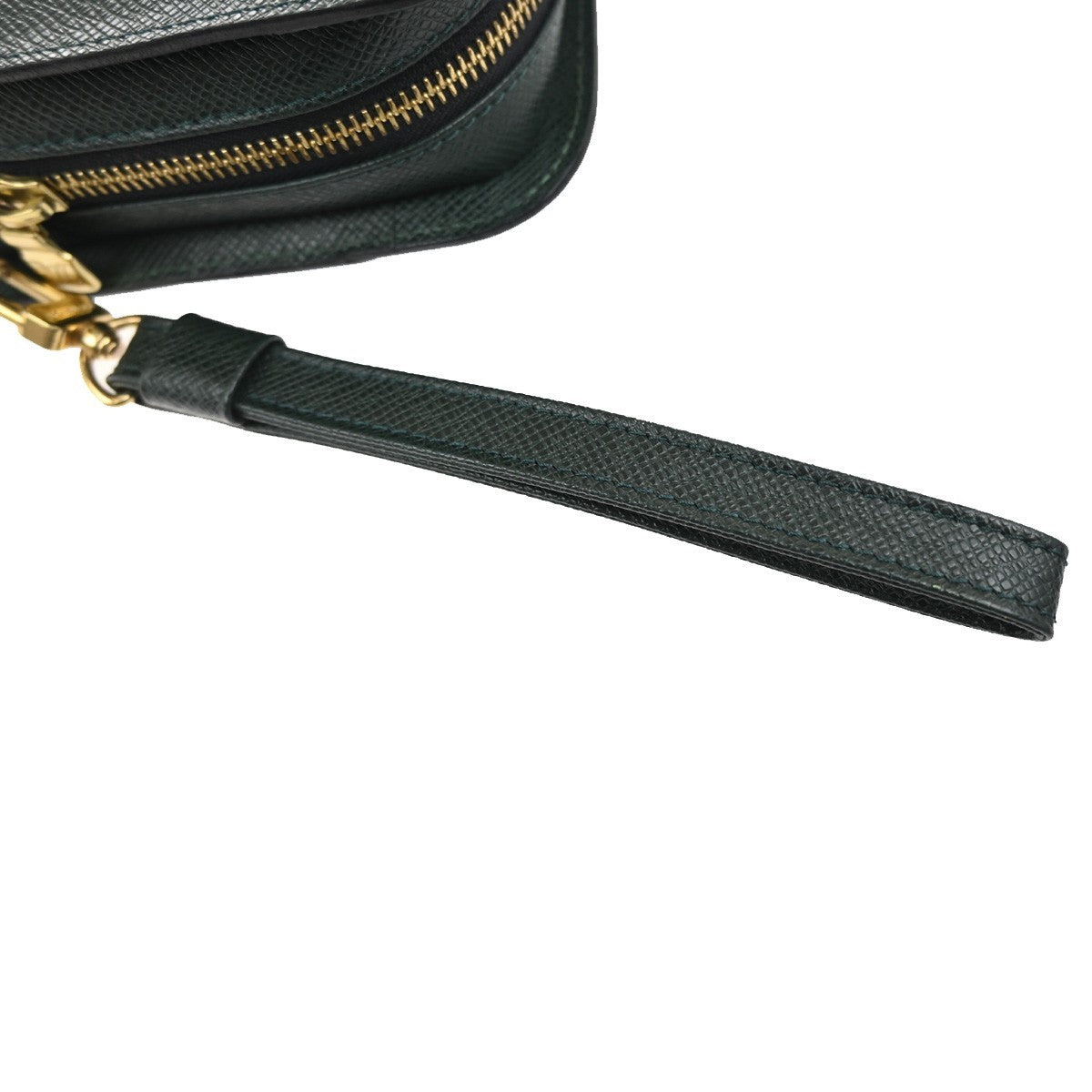 LOUIS VUITTON LV Logo BAIKAL Clutch Hand Bag Taiga Leather Epicea M30184 86KC096