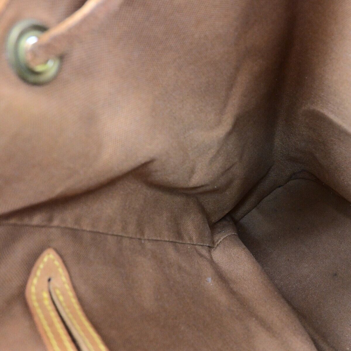 LOUIS VUITTON Montsouris MM Backpack Bag Monogram Leather Brown M51136 11EB703