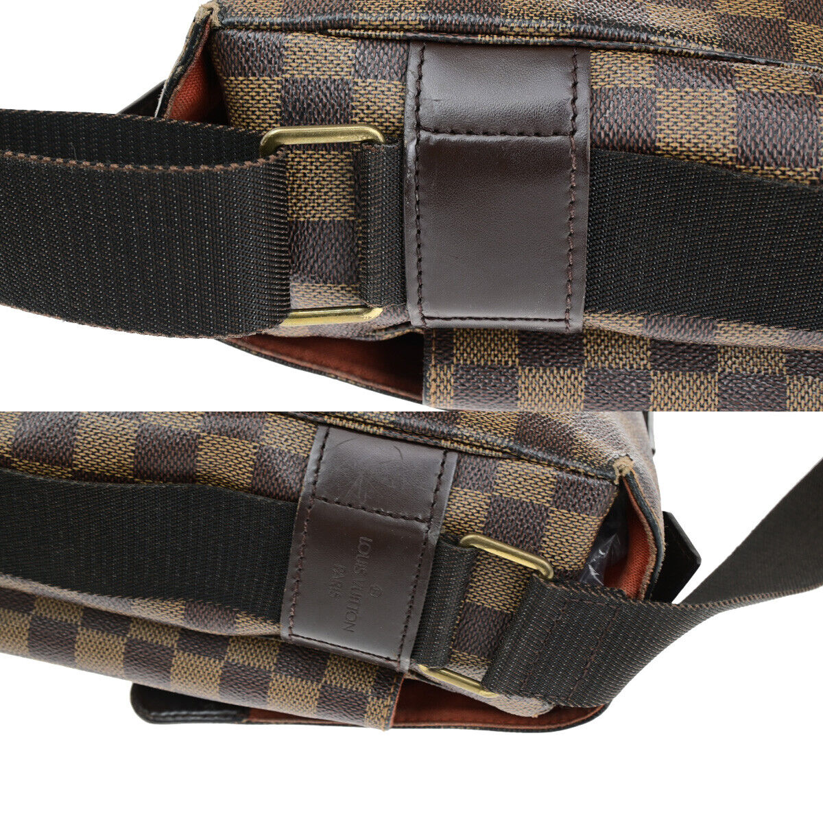 LOUIS VUITTON Broadway Satchel Shoulder Bag Damier Ebene Leather N42270 62YF092
