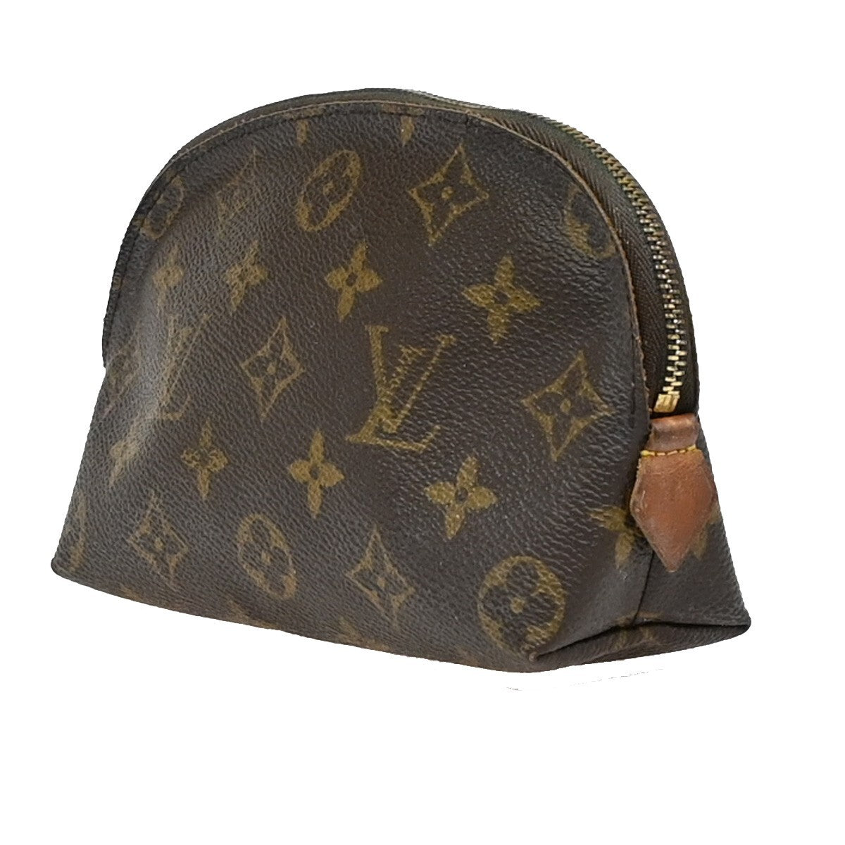 LOUIS VUITTON Pochette Cosmetic Pouch Bag Monogram Leather BN M47515 02EE140