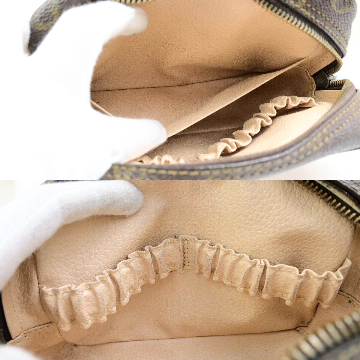 LOUIS VUITTON Trousse Toilette 18 Clutch Hand Bag Monogram Brown M47526 60SJ446