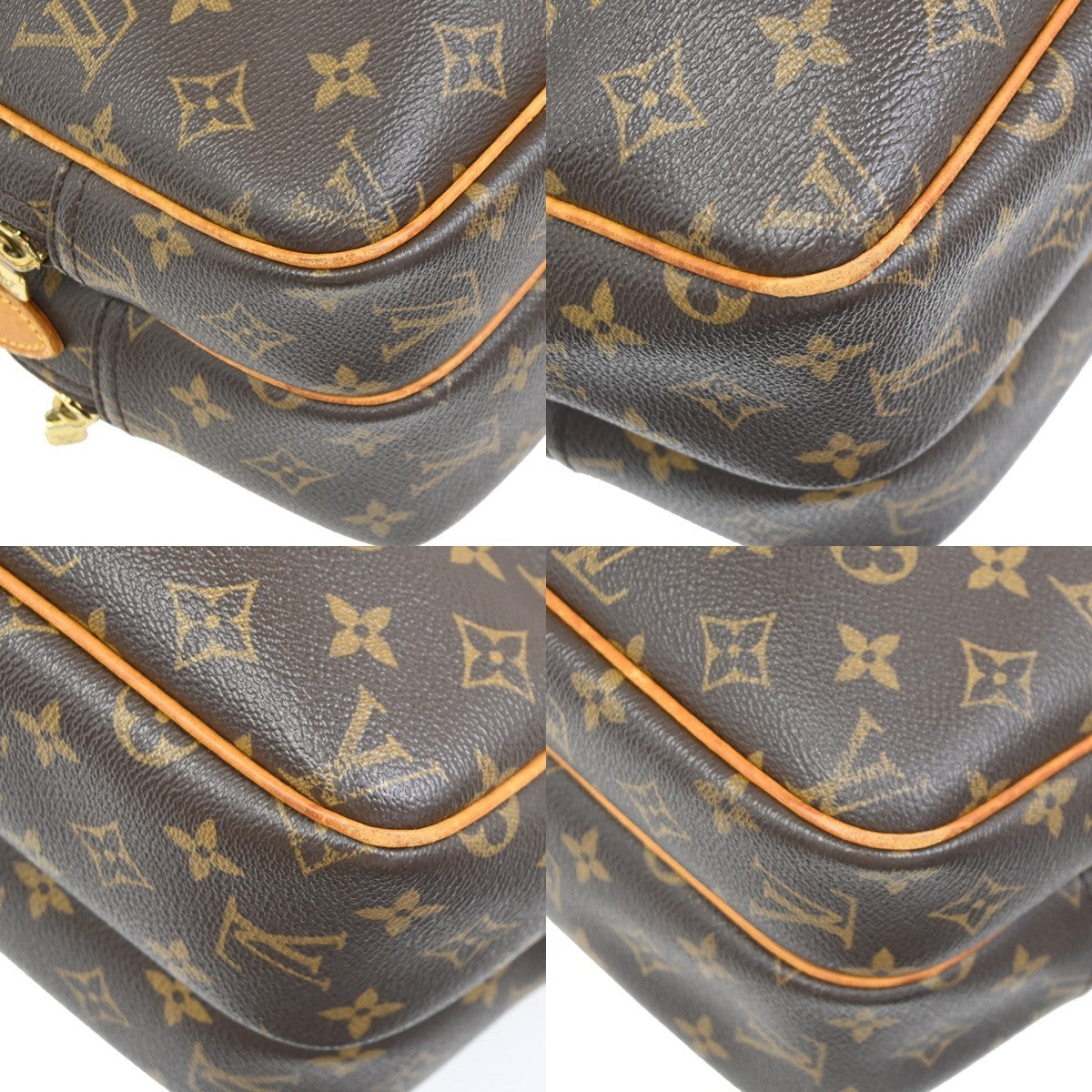 LOUIS VUITTON Reporter PM Crossbody Shoulder Bag Monogram Leather M45254 86PA057