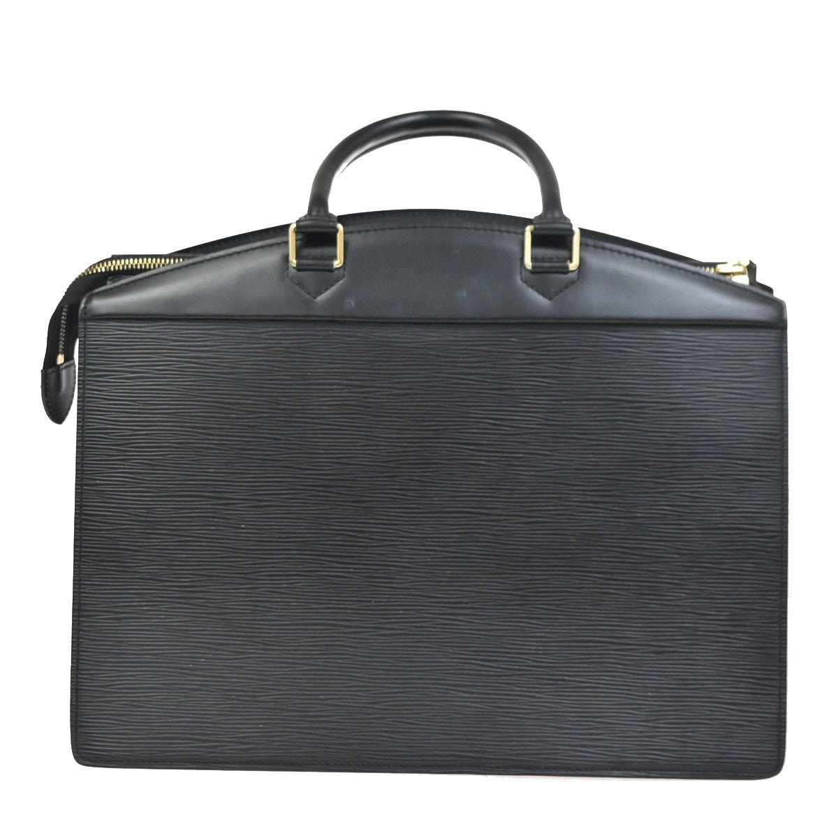 LOUIS VUITTON LV Logo Riviera Hand Bag Epi Leather Black France M48182 33KD051