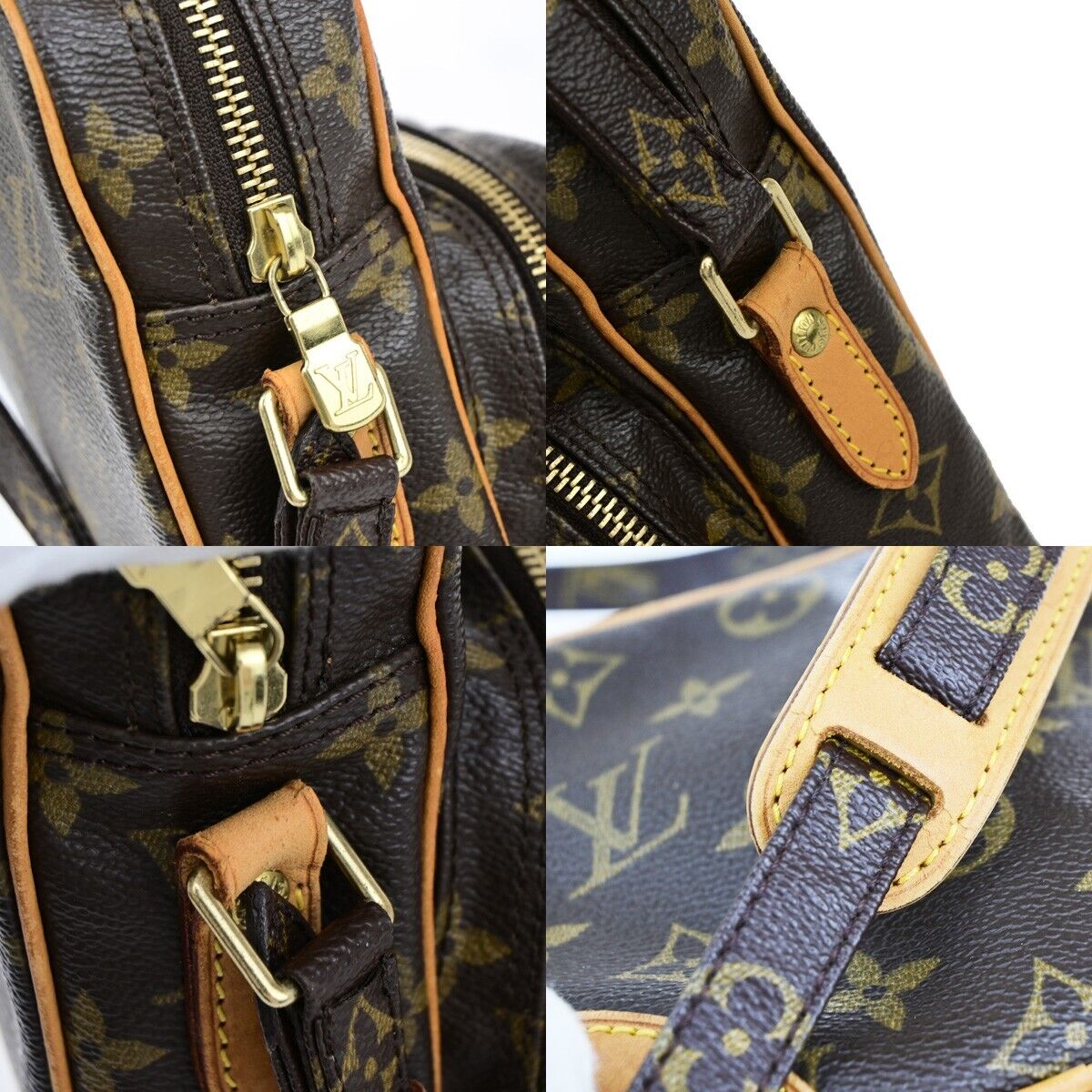 LOUIS VUITTON Amazon Crossbody Shoulder Bag Monogram Leather BN M45236 12RK016