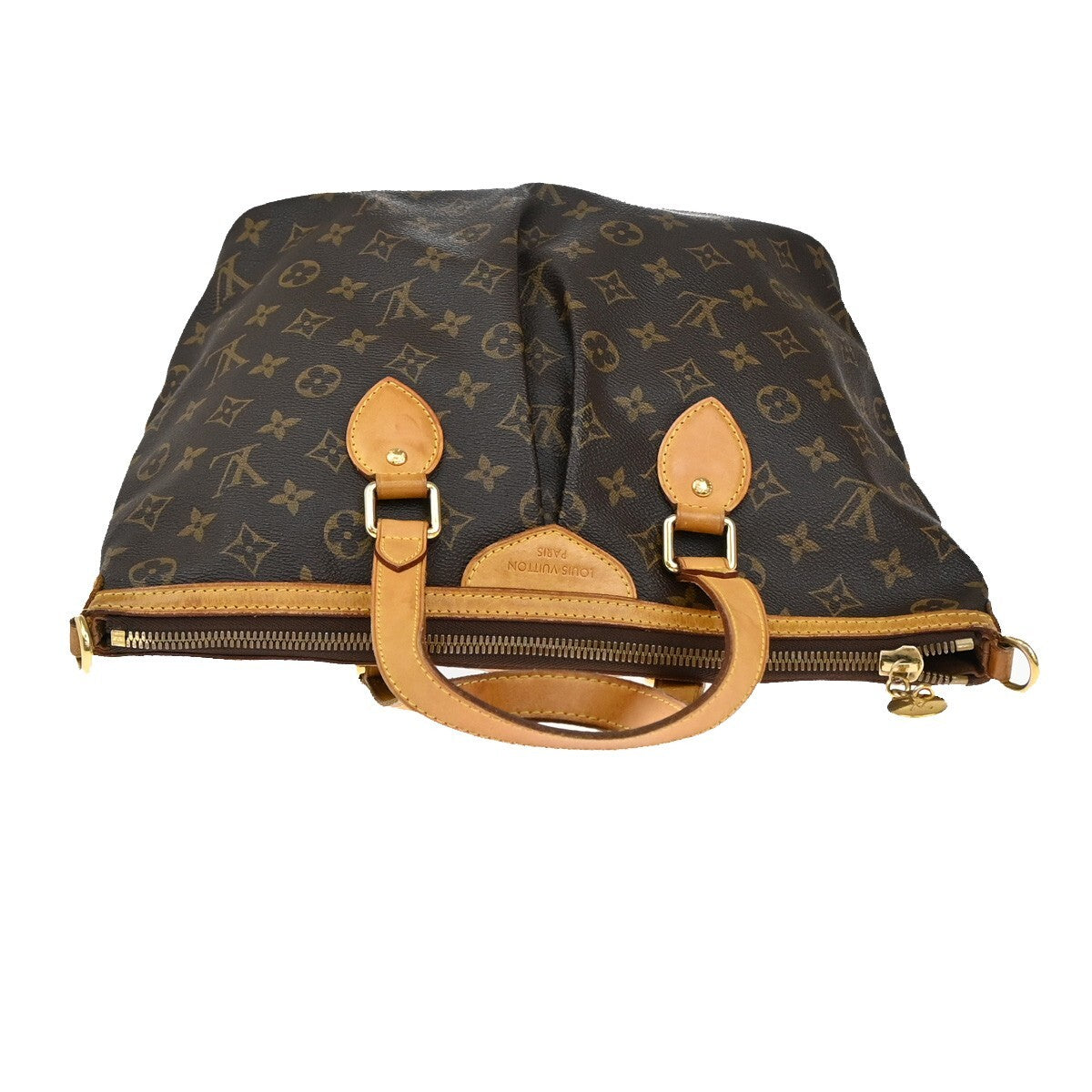 LOUIS VUITTON Palermo PM Shoulder Hand Bag Monogram Leather Brown M40145 88FB534