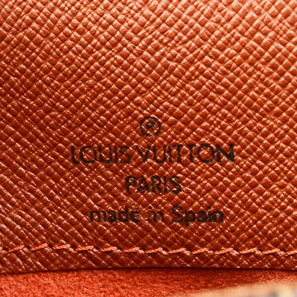 LOUIS VUITTON Musette Shoulder Bag Damier Ebene Leather Brown N51302  90SJ504