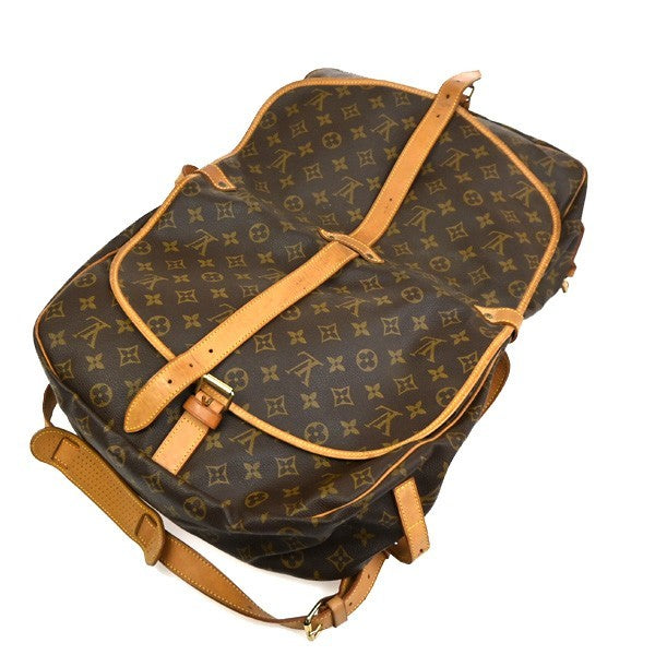 LOUIS VUITTON Saumur 35 Shoulder Bag Monogram Leather BN France M42254 82CA954