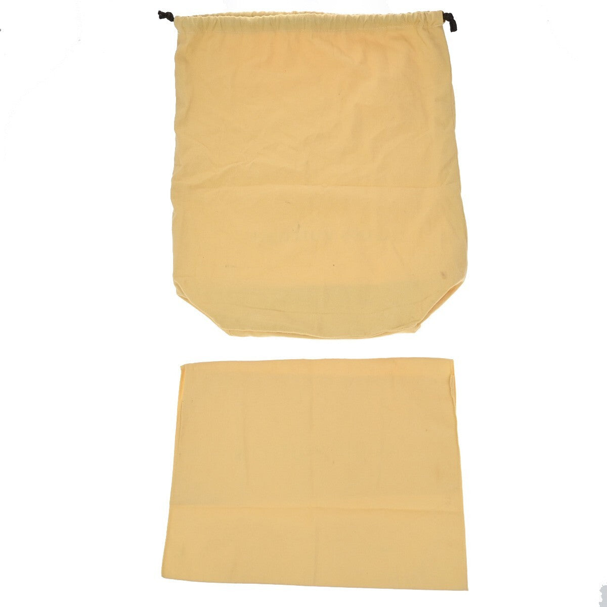 LOUIS VUITTON Logo 10 Set Dust Bag Drawstring Canvas Cotton Beige Brown 09EE146