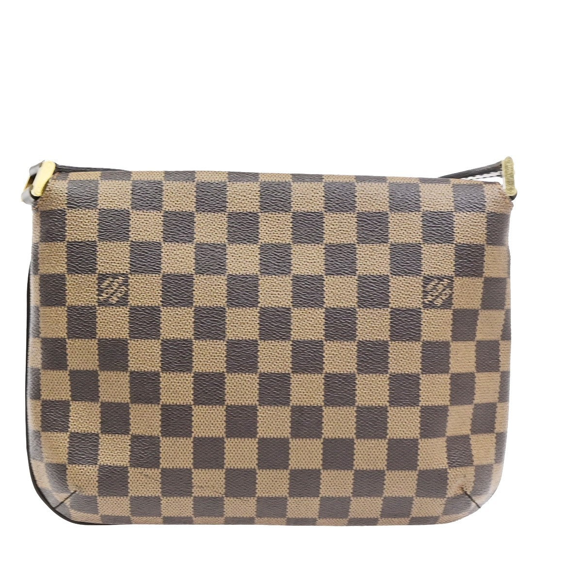 LOUIS VUITTON Musette Tango Long Shoulder Bag Damier Ebene Brown N51301 95RQ050