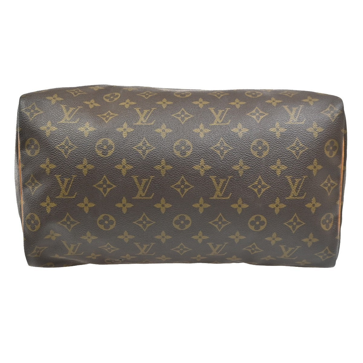 LOUIS VUITTON Speedy 35 Travel Hand Bag Monogram Leather Brown M41524 14PA111