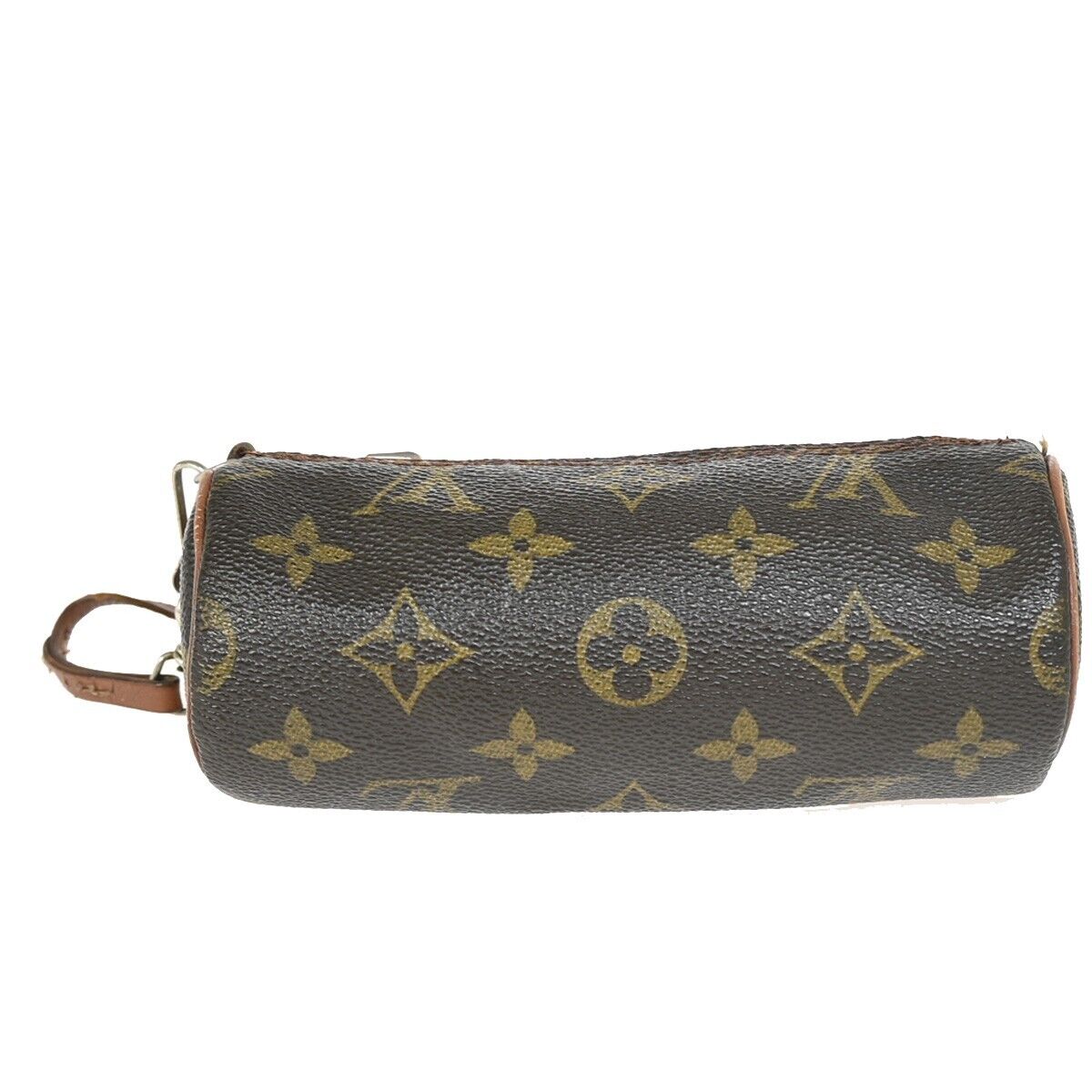 LOUIS VUITTON Logo Papillon Pouch Hand Bag Monogram Leather BN M51380 60FA542