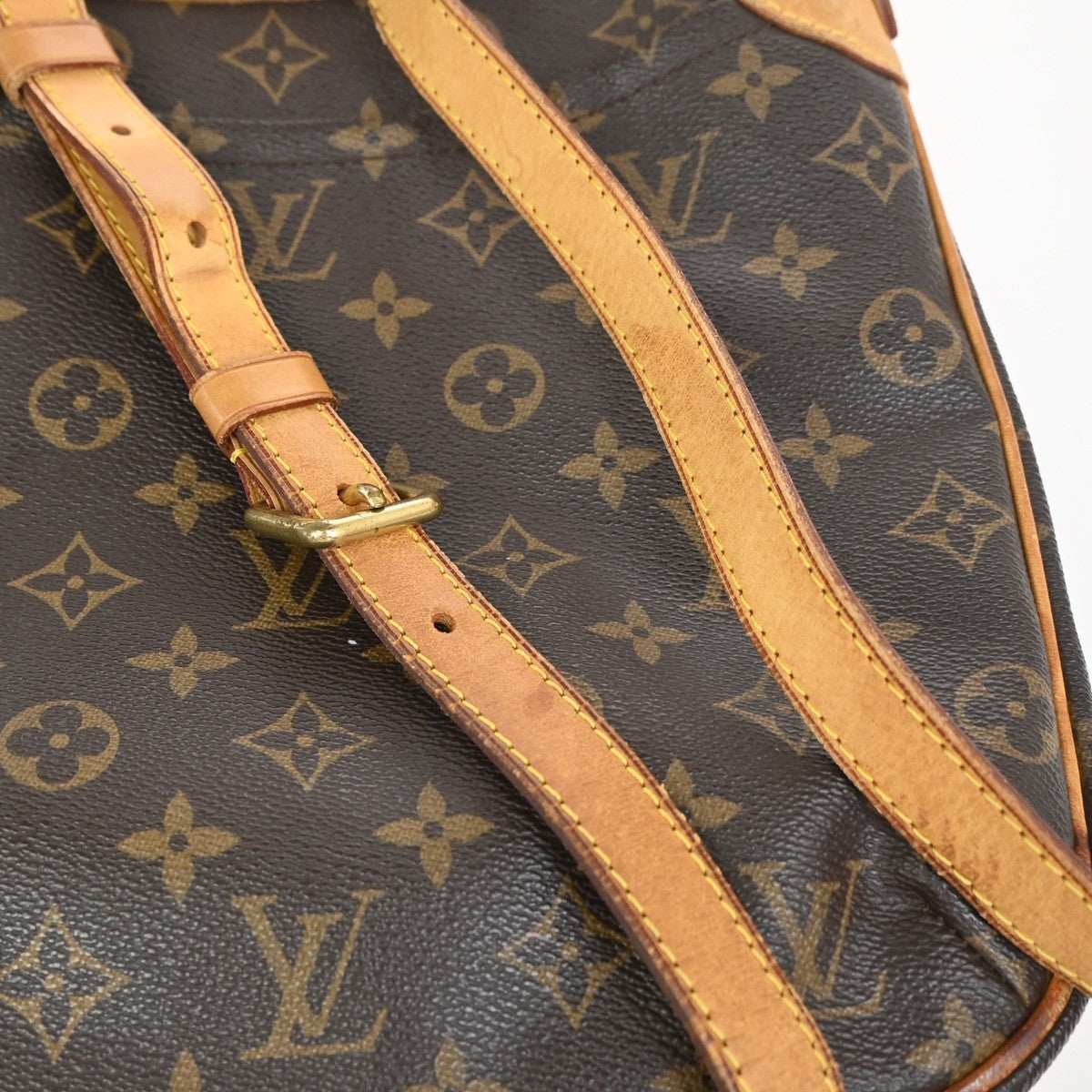LOUIS VUITTON Odeon PM Shoulder Bag Monogram Leather Brown Spain M56390 73KC908