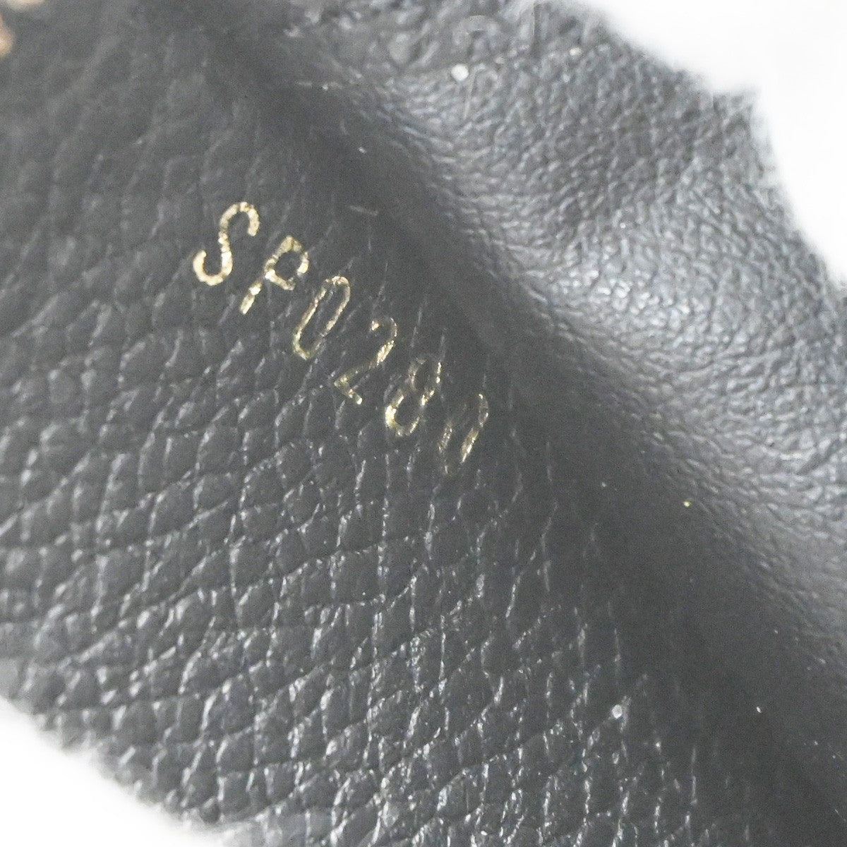 LOUIS VUITTON Zippy Long Wallet Monogram Empreinte Leather Black M61864 80KD173