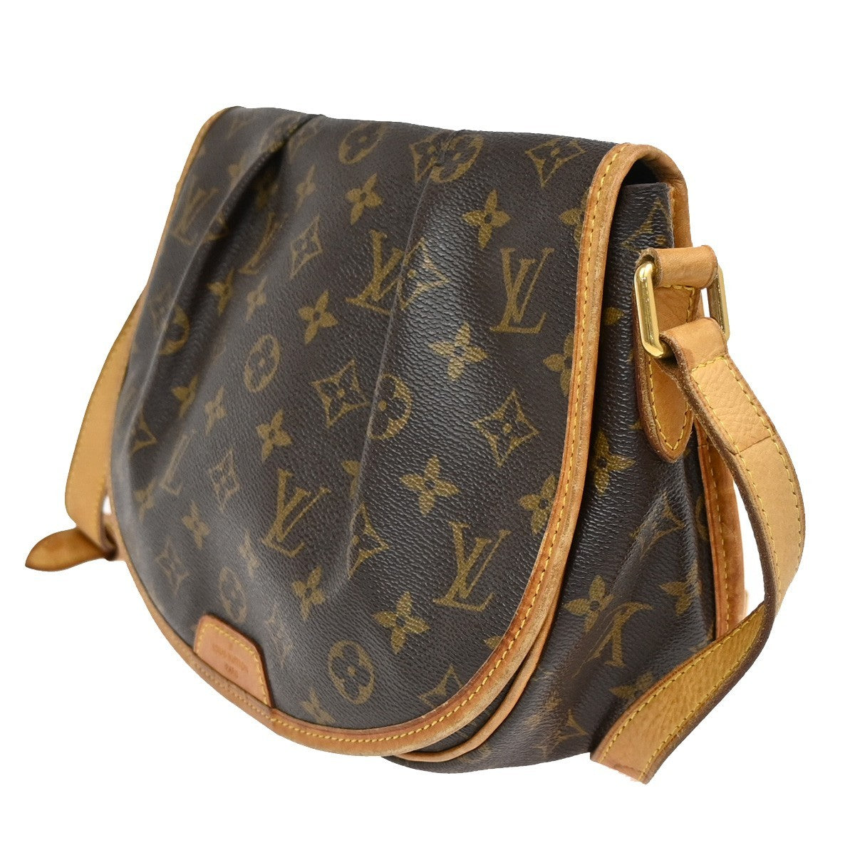 LOUIS VUITTON Menilmontant PM Shoulder Bag Monogram Leather BN M40474 72KB655