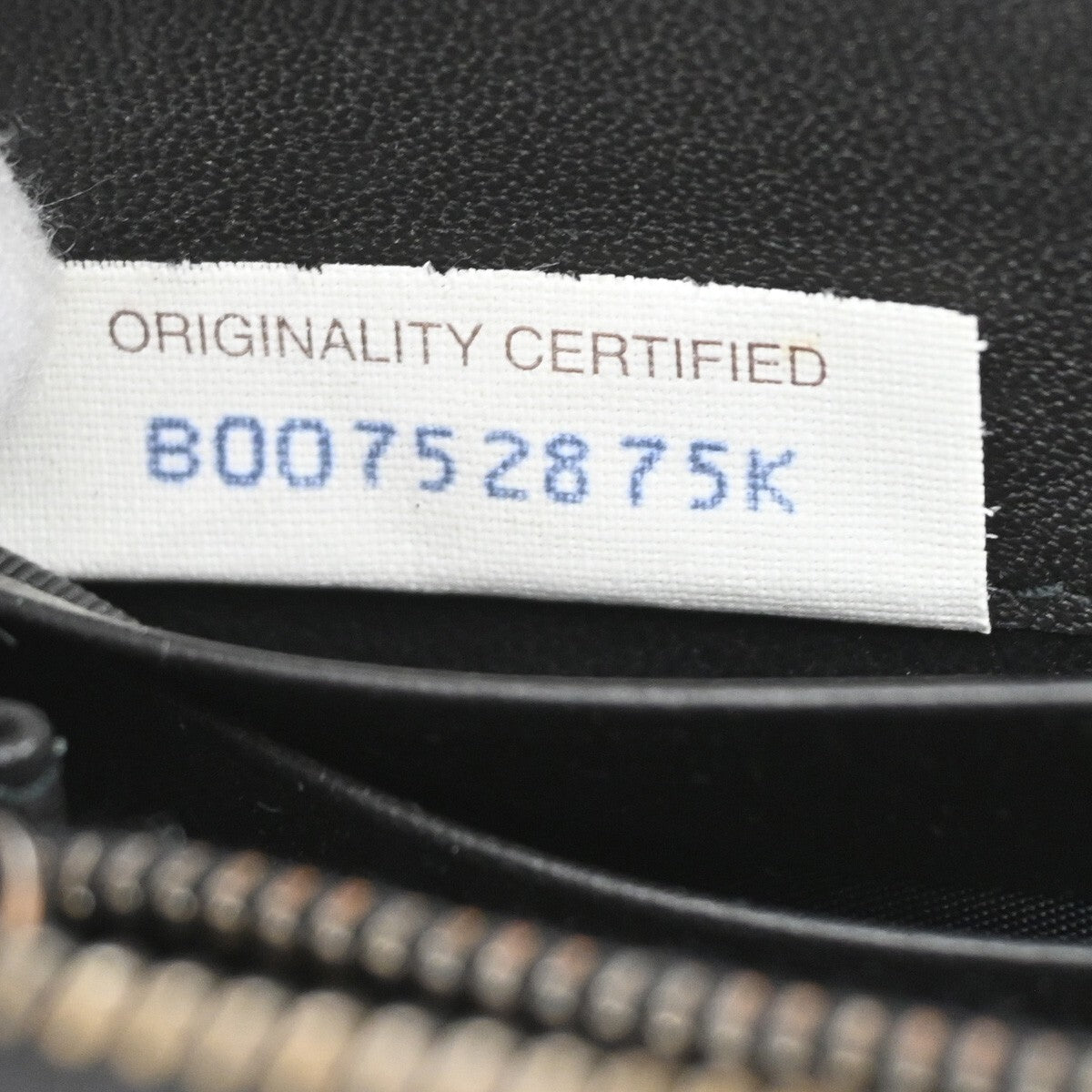 BOTTEGA VENETA Intrecciato Zipper Around Long Wallet Leather Black Italy 65EE296