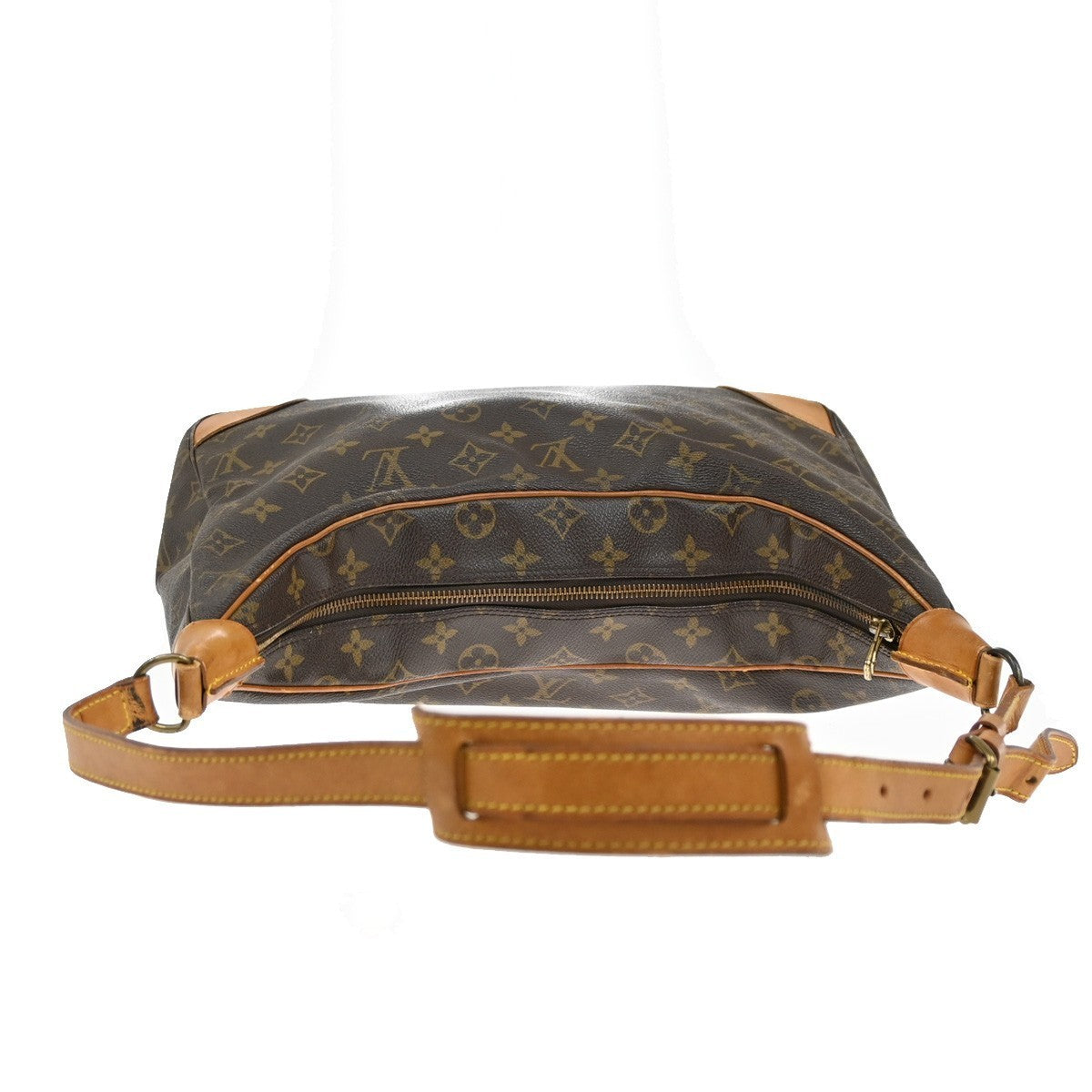 LOUIS VUITTON Boulogne 35 Shoulder Bag Monogram Leather Brown M51260 82KC457
