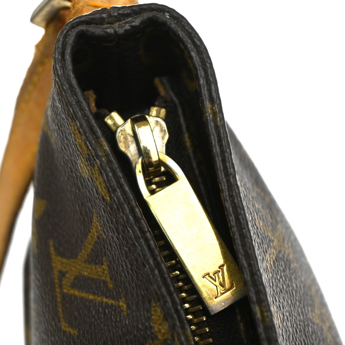 LOUIS VUITTON Logo Trotteur Shoulder Bag Monogram Leather Brown M51240 62SA013