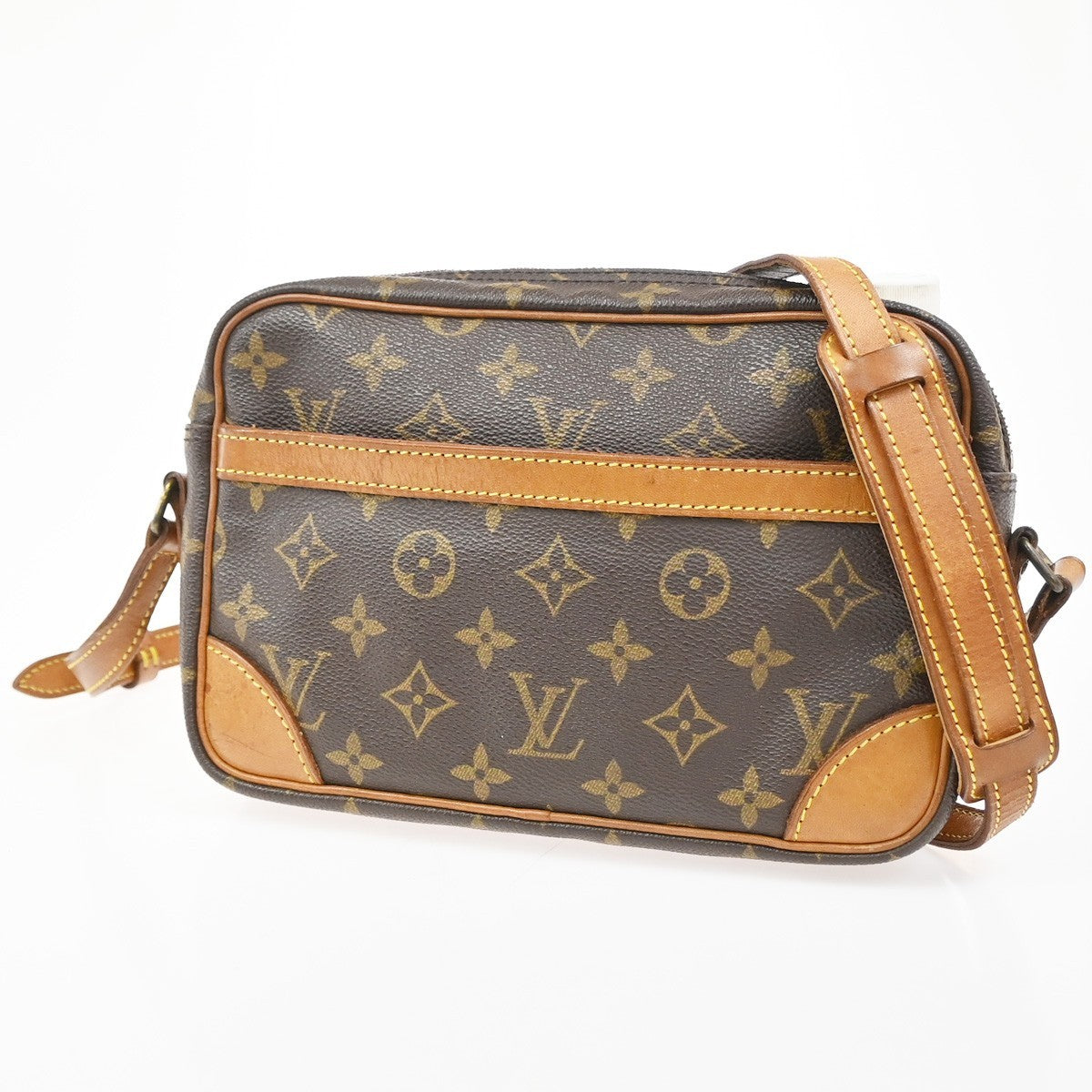 LOUIS VUITTON Trocadero 24 Shoulder Bag Monogram Leather Brown M51276 88YJ028