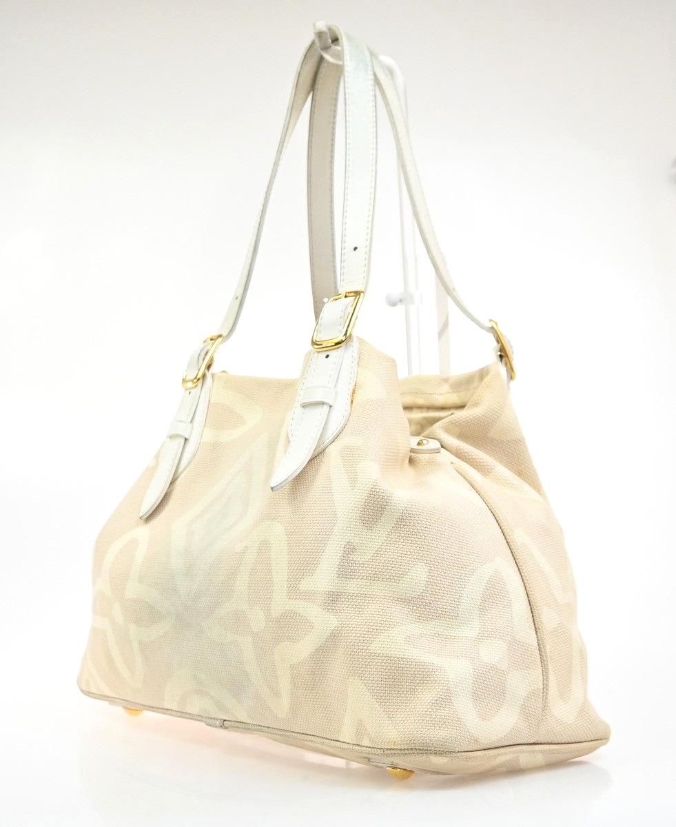LOUIS VUITTON Tahitienne PM Cruise Tote Bag Canvas Leather BE M95674 31MA489