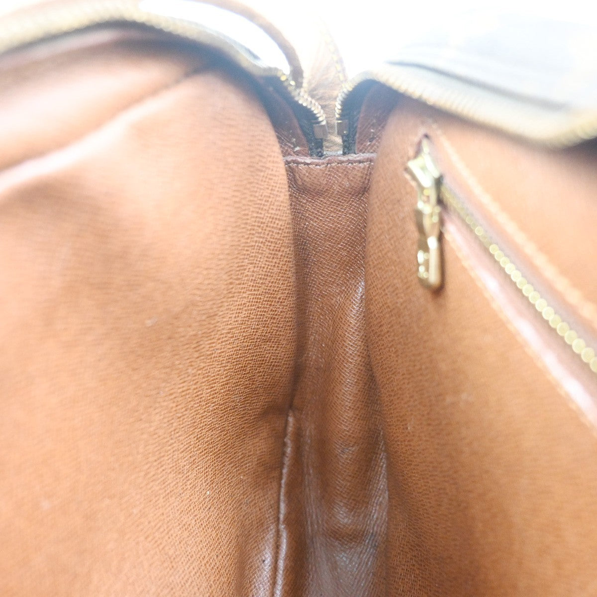 LOUIS VUITTON Jeune Fille MM Shoulder Bag Monogram Leather Brown M51226 39KC732