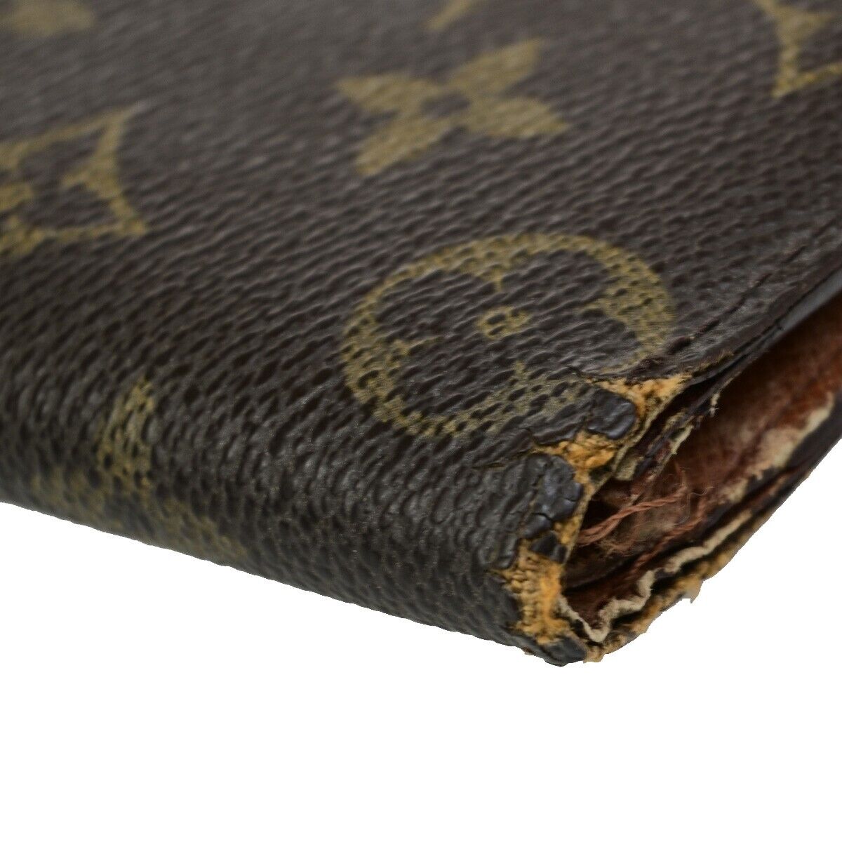 LOUIS VUITTON 3 Set Wallet 6Hooks Key Case Monogram Leather Brown 66KA496