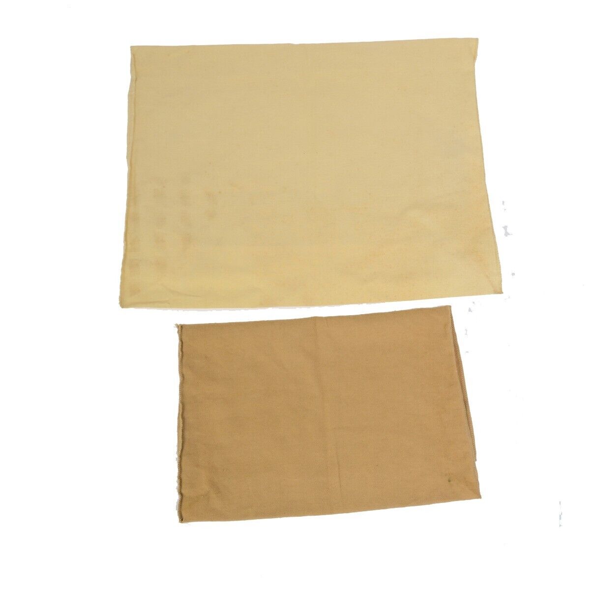 LOUIS VUITTON Logo 10 Set Dust Bag Drawstring Canvas Cotton Beige Brown 09EB808