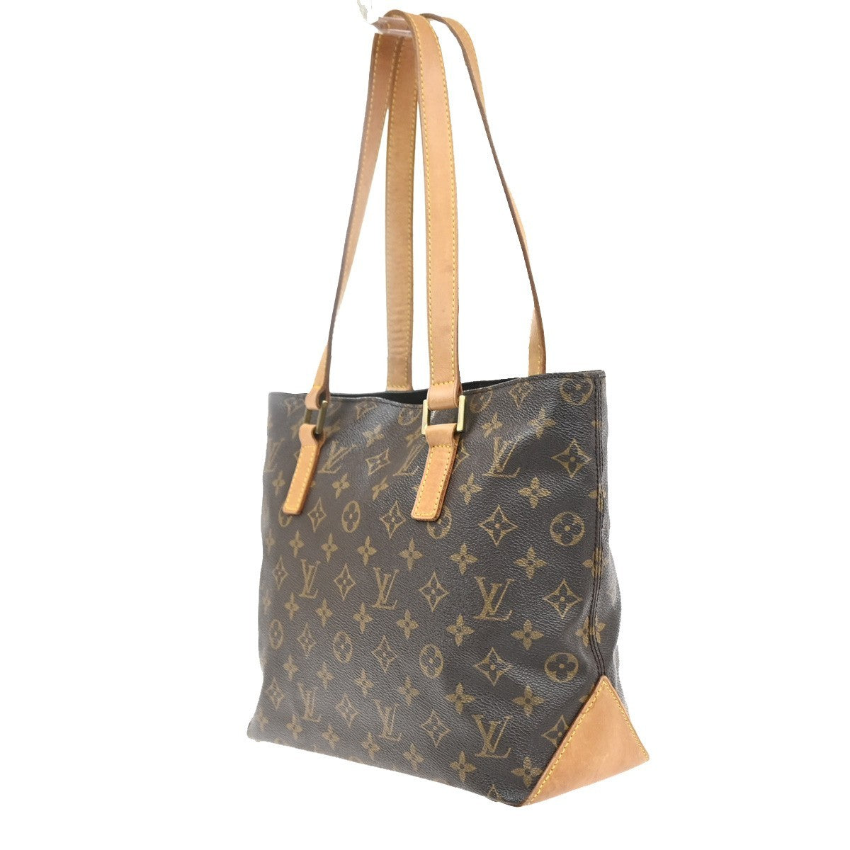 LOUIS VUITTON Cabas Piano Shoulder Bag Monogram Leather Brown M51148 78YJ151